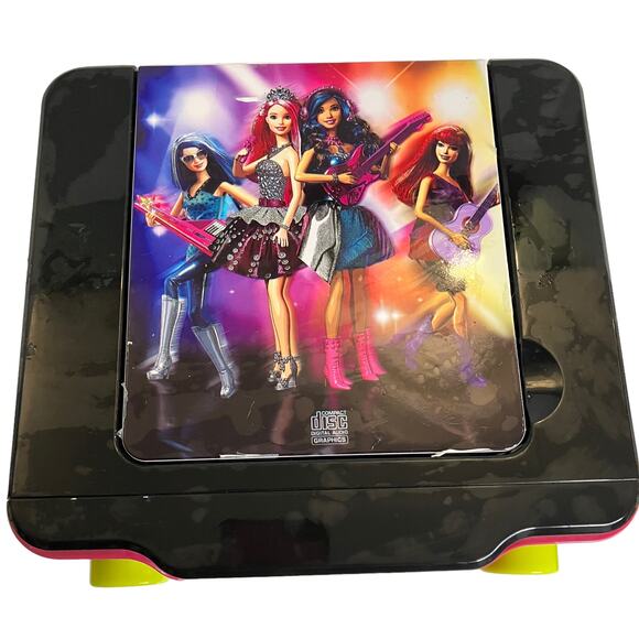 Barbie Rock 'N Royals Karaoke Machine With CD and Microphone - Picture 3 of 9